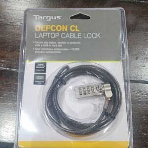 Targus DEFCON CL Black Laptop Cable Lock
